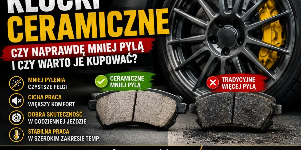 Klocki ceramiczne do zwykłych tarcz: czystsze felgi, cichsza praca i lepsza skuteczność. Porównanie z tradycyjnymi.