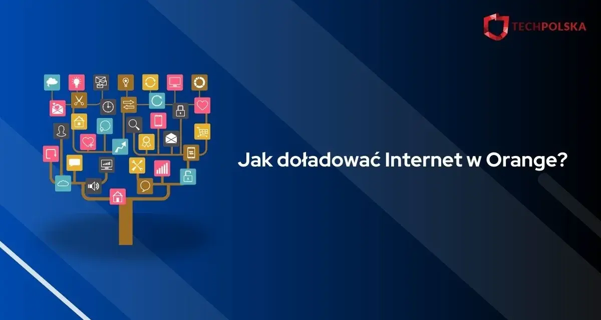 Drzewo symboli i pytanie "Jak doładować konto Orange?".