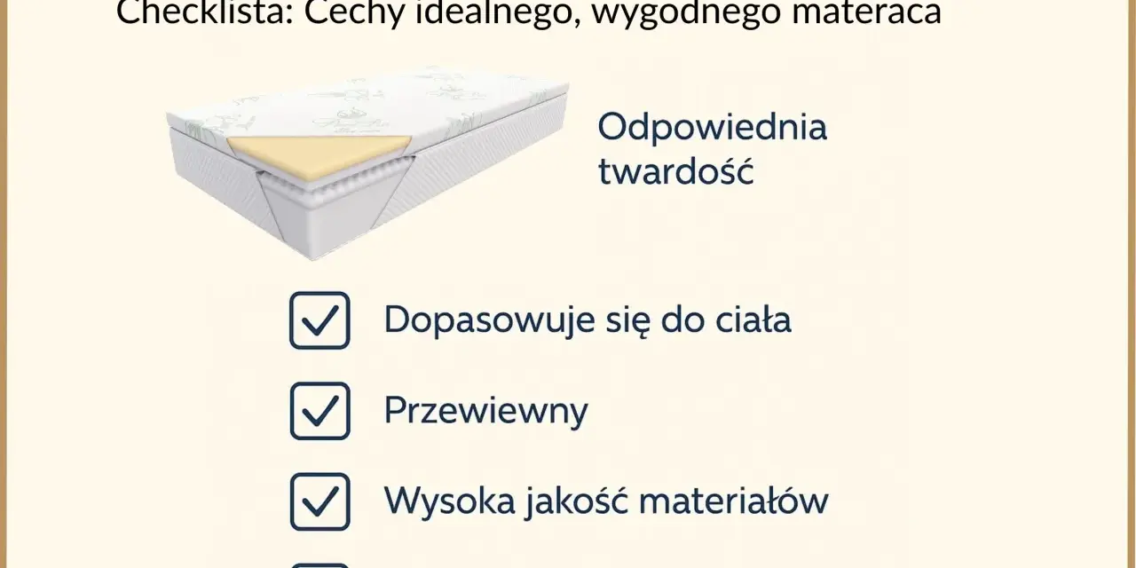 Wybór materaca: Jak znaleźć idealny dla Twoich potrzeb?