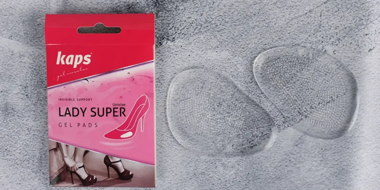 Kaps Lady Super Gel Pads – sposób, co zrobić, żeby buty nie obcierały w palcach. Miękkie wkładki żelowe zapewniają komfort.