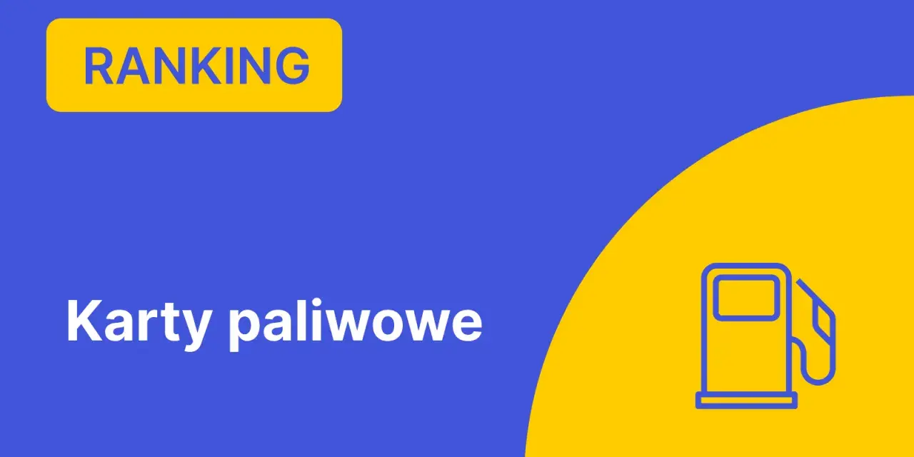 Ranking kart paliwowych dla jednoosobowej firmy. Ikona dystrybutora paliwa.