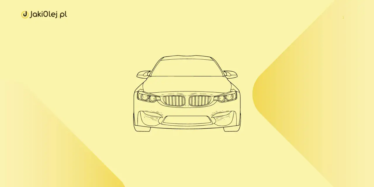 Szkic BMW z przodu. Dowiedz się, jaki olej do n47.