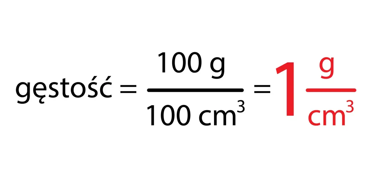 Gęstość wosku sojowego: 100g / 100cm³ = 1g/cm³.