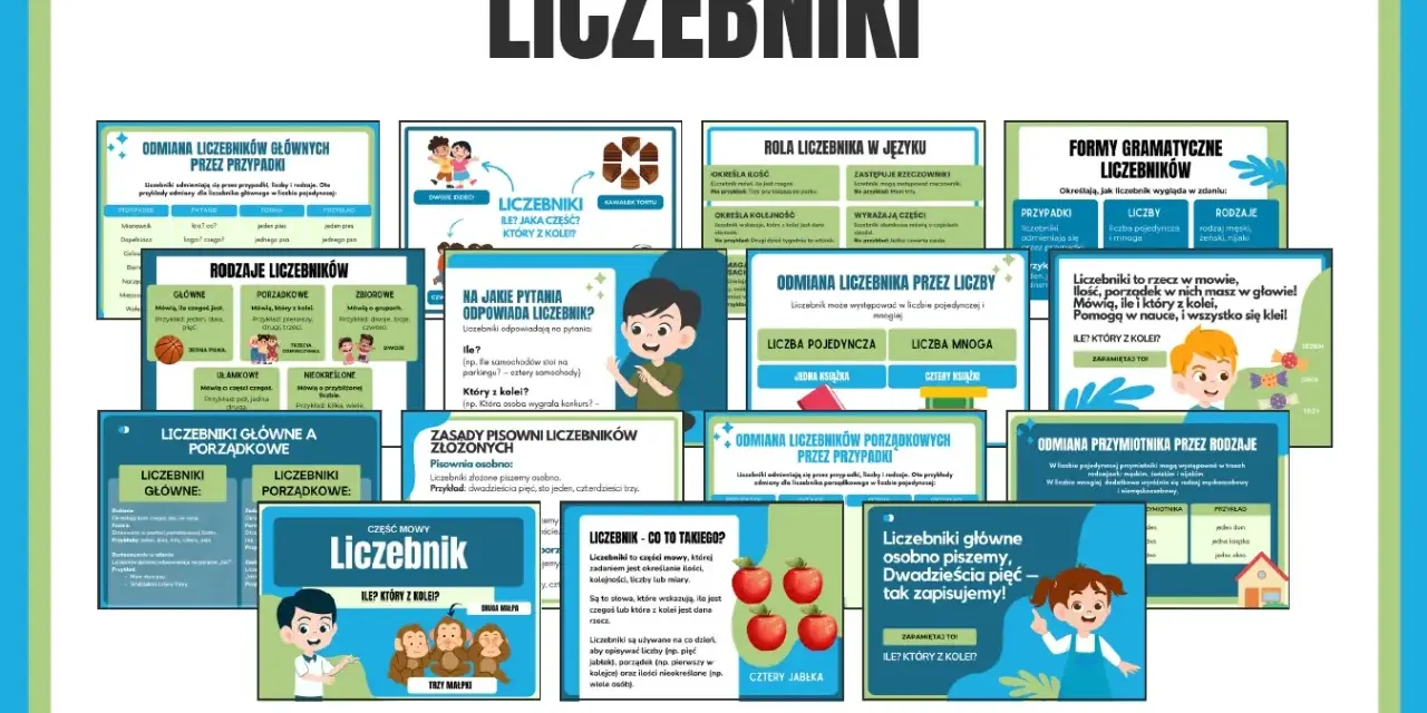 Liczebniki główne i porządkowe: ile? który z kolei? Poznaj zasady pisowni i odmiany liczebników.