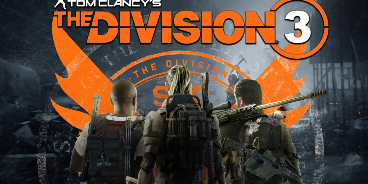 Tres agentes de The Division 3, armados y listos para la acción, se preparan para la misión.