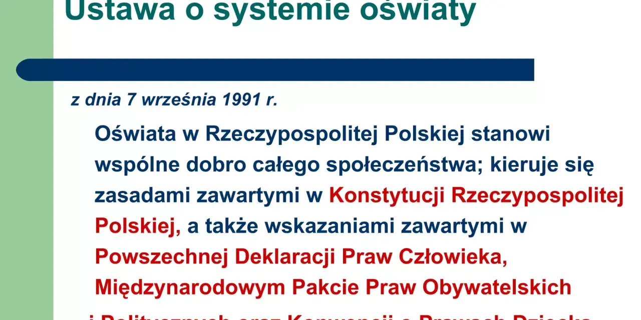 Prawo oświatowe: Kluczowe ustawy i rozporządzenia dla polskiej edukacji