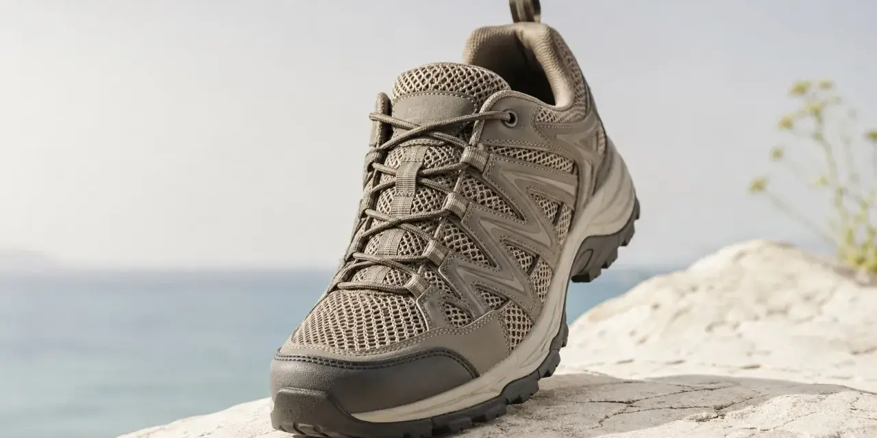 Lekkie, przewiewne buty trekkingowe na lato, idealne na letnie wędrówki po górach i nie tylko.