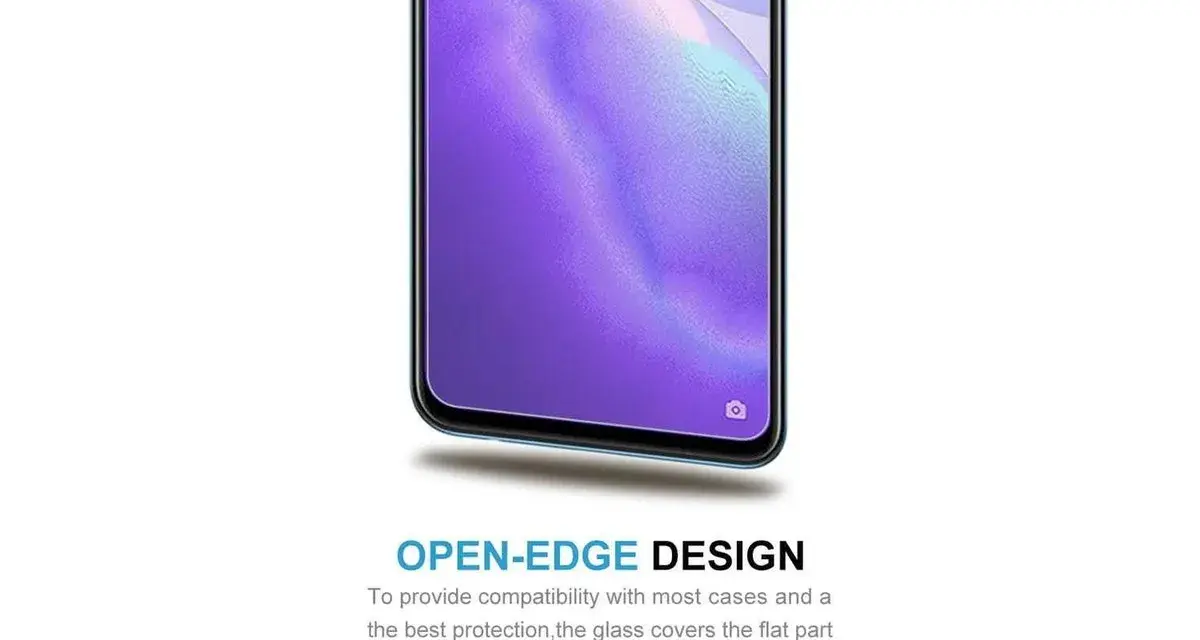 Szkło hartowane Oppo Reno 5 Lite z otwartą krawędzią, idealnie dopasowane do ekranu.