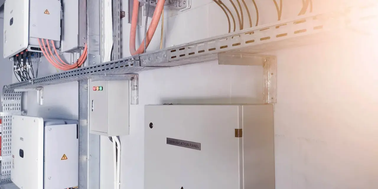 Instalacja elektryczna z falownikami i panelem komunikacyjnym. Czy magazyn energii trzeba zgłaszać? To pytanie nurtuje wielu posiadaczy fotowoltaiki.
