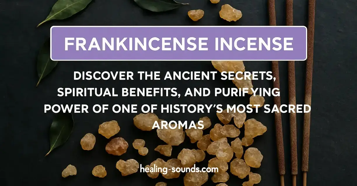 Frankincense incense, its ancient meaning, spiritual benefits, and purifying power. Discover the sacred aroma.