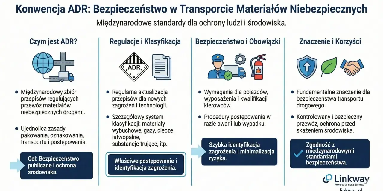 Konwencja ADR to międzynarodowy zbiór przepisów regulujących przewóz materiałów niebezpiecznych. Dokument przewozowy ADR zapewnia bezpieczeństwo.
