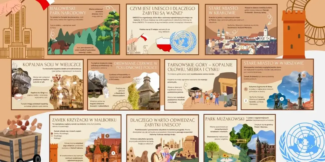 Zabytki UNESCO w Polsce: od Białowieży po kopalnie w Wieliczce. Odkryj piękno i historię naszego kraju.