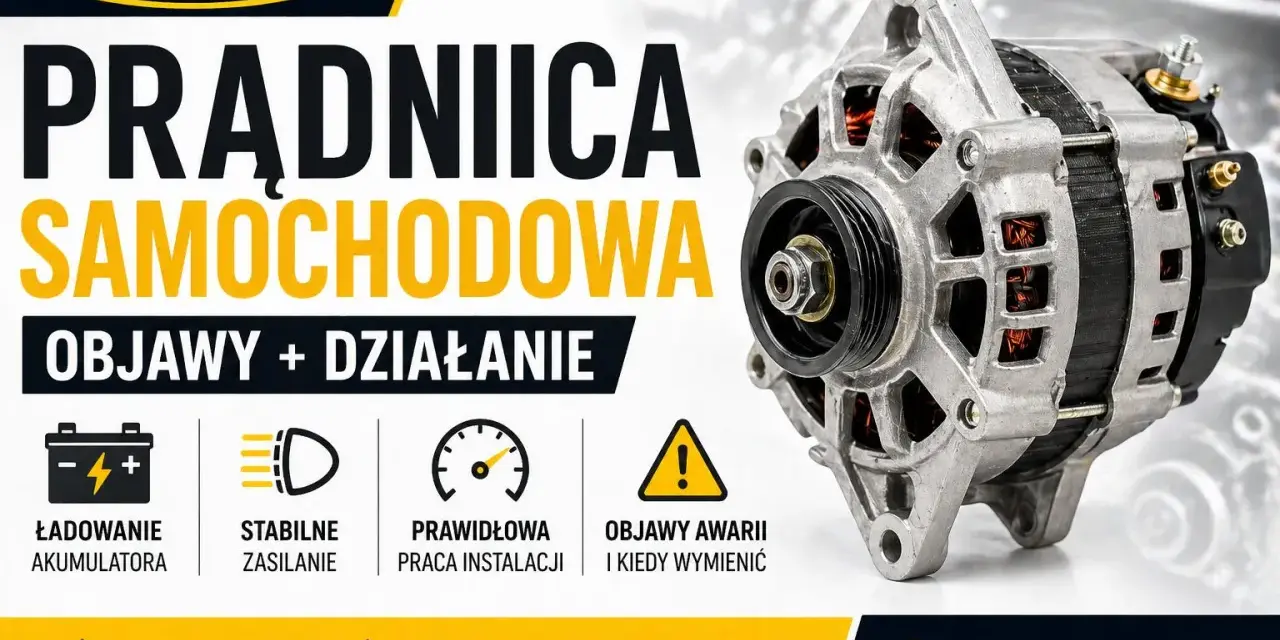 Prądnica samochodowa ARWIT. Informacje o objawach awarii, działaniu, ładowaniu akumulatora i stabilnym zasilaniu. Gwarancja jakości, szybka wysyłka.