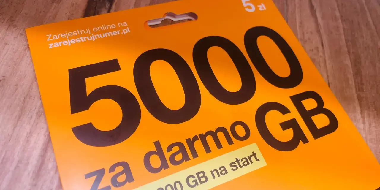 Karta SIM Orange z 5000 GB za darmo. Dowiedz się, jak sprawdzić swój numer telefonu Orange, rejestrując się online na zarejestrujnumer.pl.