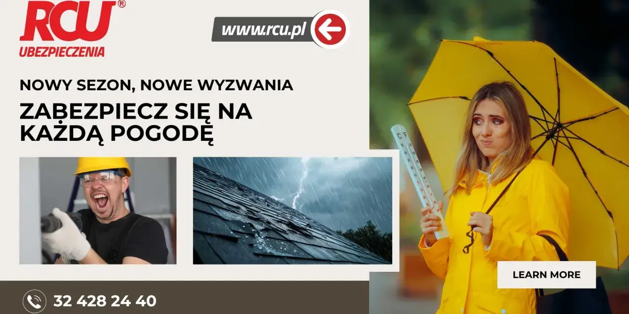 RCU Ubezpieczenia: zabezpiecz się na każdą pogodę. Zaufaj nam, a Twój dom będzie bezpieczny.