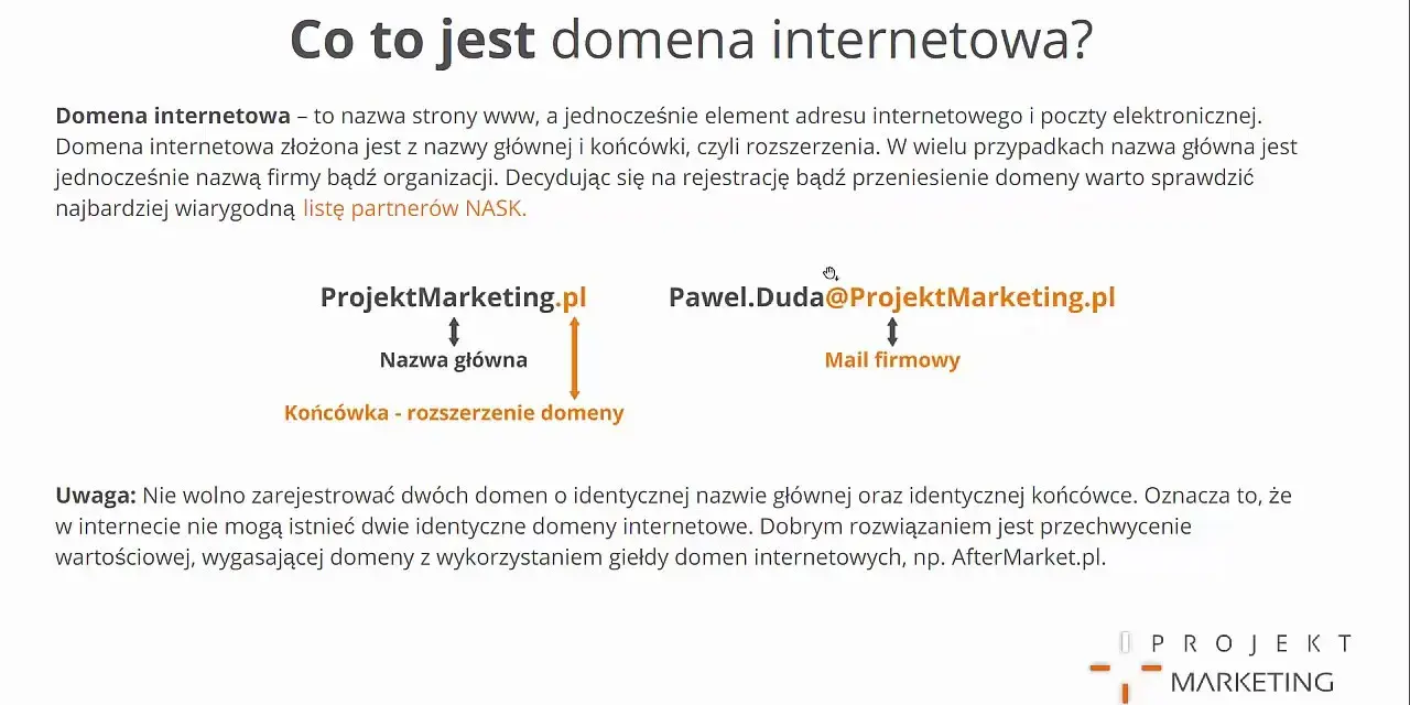 Idealna domena internetowa: 5 zasad, rozszerzenia i błędy do uniknięcia.