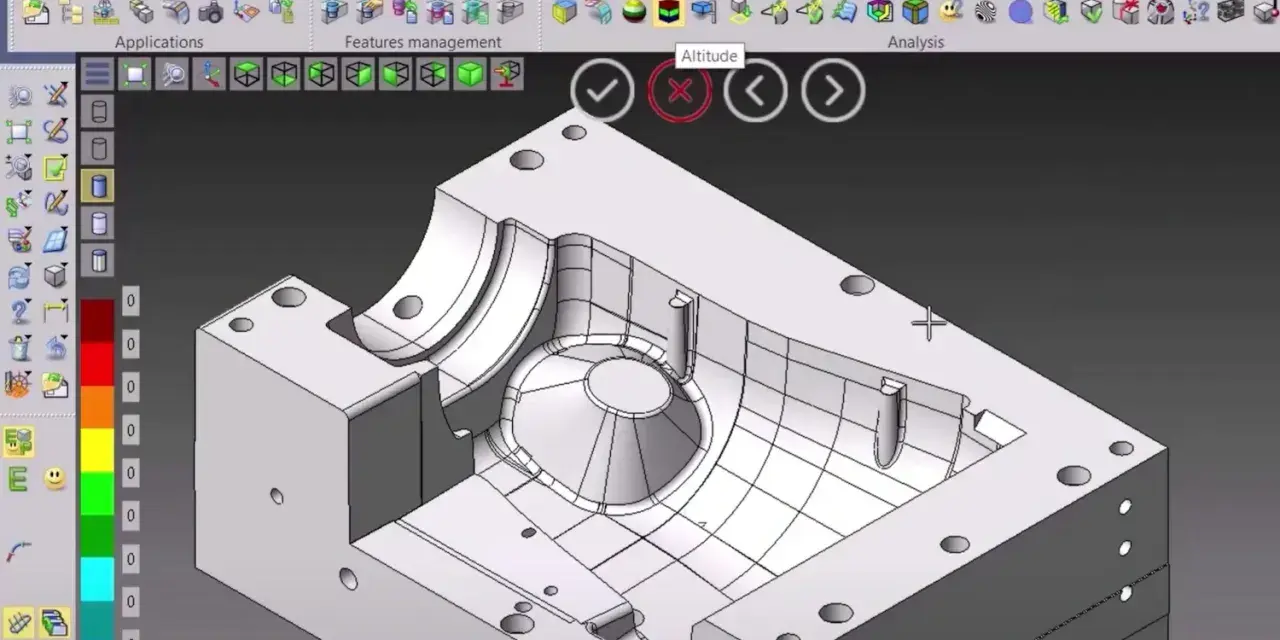 Model 3D w systemach CAE, narzędzia do analizy i projektowania form.