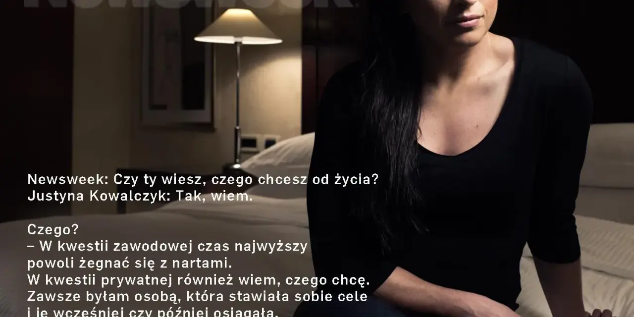 Justyna Kowalczyk w wywiadzie dla Newsweeka o swoich celach i walce z depresją.