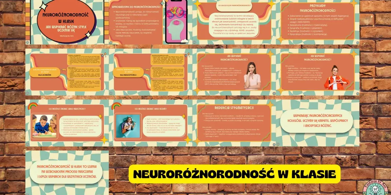 Neuroróżnorodność w klasie: jak wspierać różne style uczenia się. Materiał edukacyjny dla nauczycieli i uczniów.