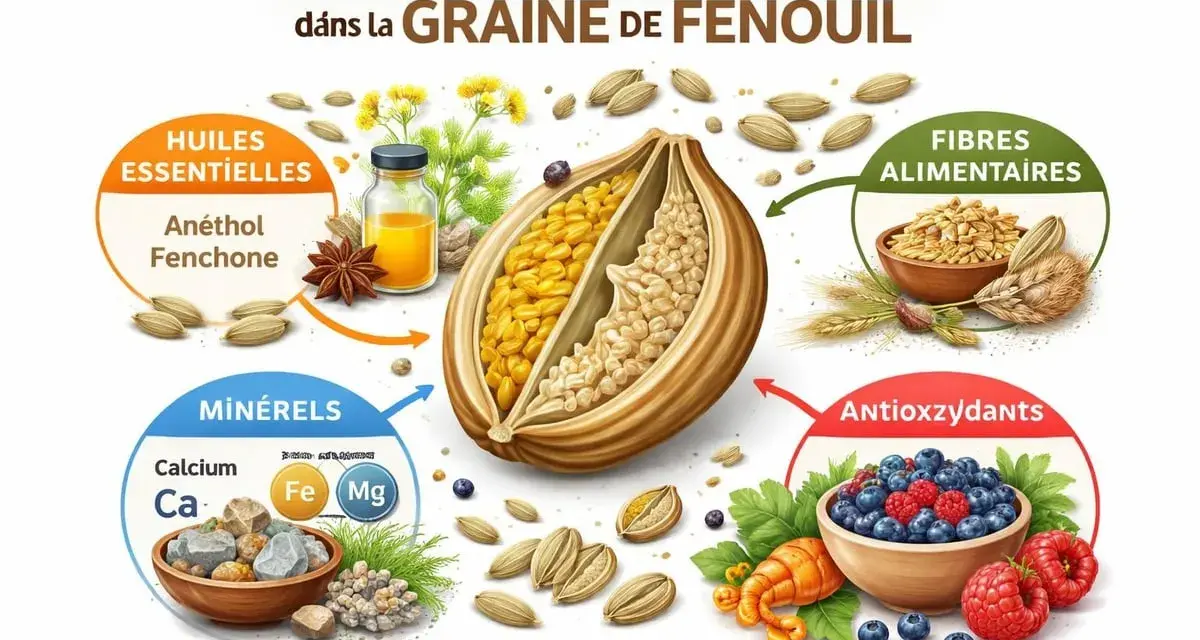 La graine de fenouil révèle ses trésors : huiles essentielles, fibres, minéraux et antioxydants.