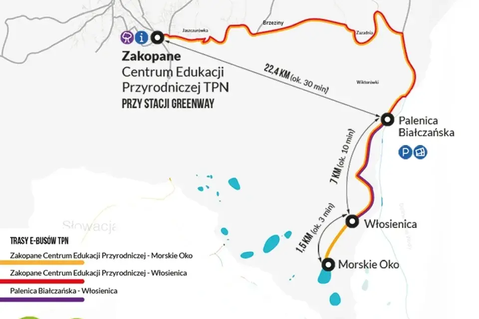 Ile km z Bukowiny Tatrzańskiej do Morskiego Oka? Sprawdź trasę i czas podróży