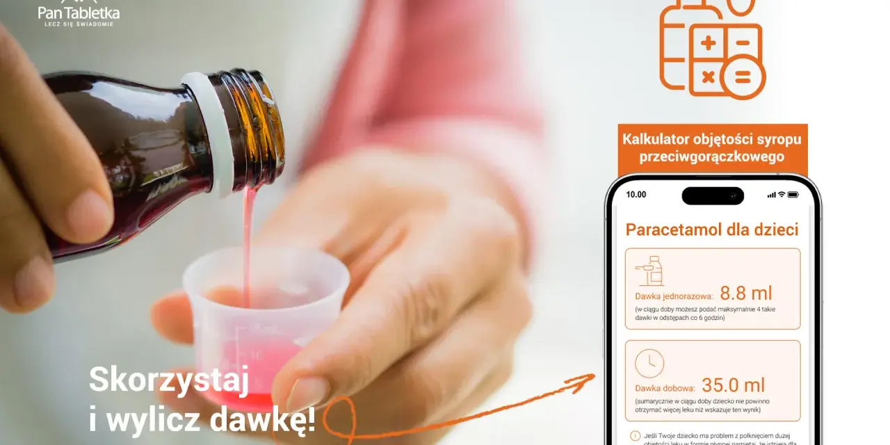 Kalkulator dawkowania syropu przeciwgorączkowego dla dzieci. Nurofen Forte dla dzieci dawkowanie na kg obliczysz łatwo.