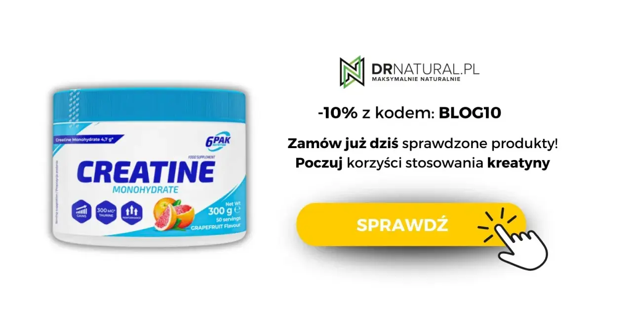 Poczuj korzyści stosowania kreatyny! Opakowanie 6PAK Creatine Monohydrate o smaku grejpfrutowym. Zamów z rabatem!