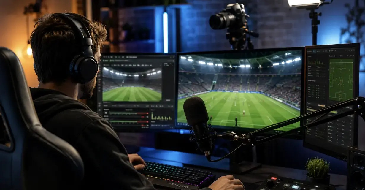Streaming zakładów: czego potrzebujesz do wysokiej jakości transmisji na żywo