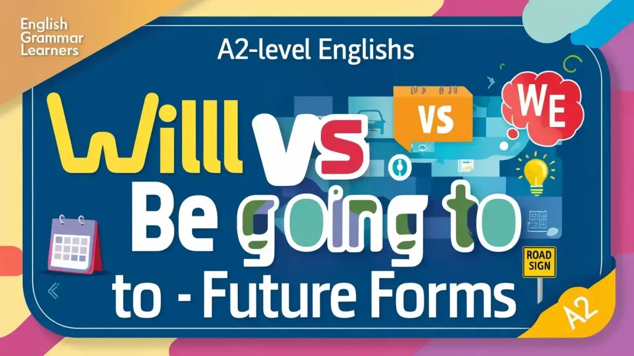 Naucz się, czy "will" czy "be going to" użyć w przyszłości. A2-level Englishs.