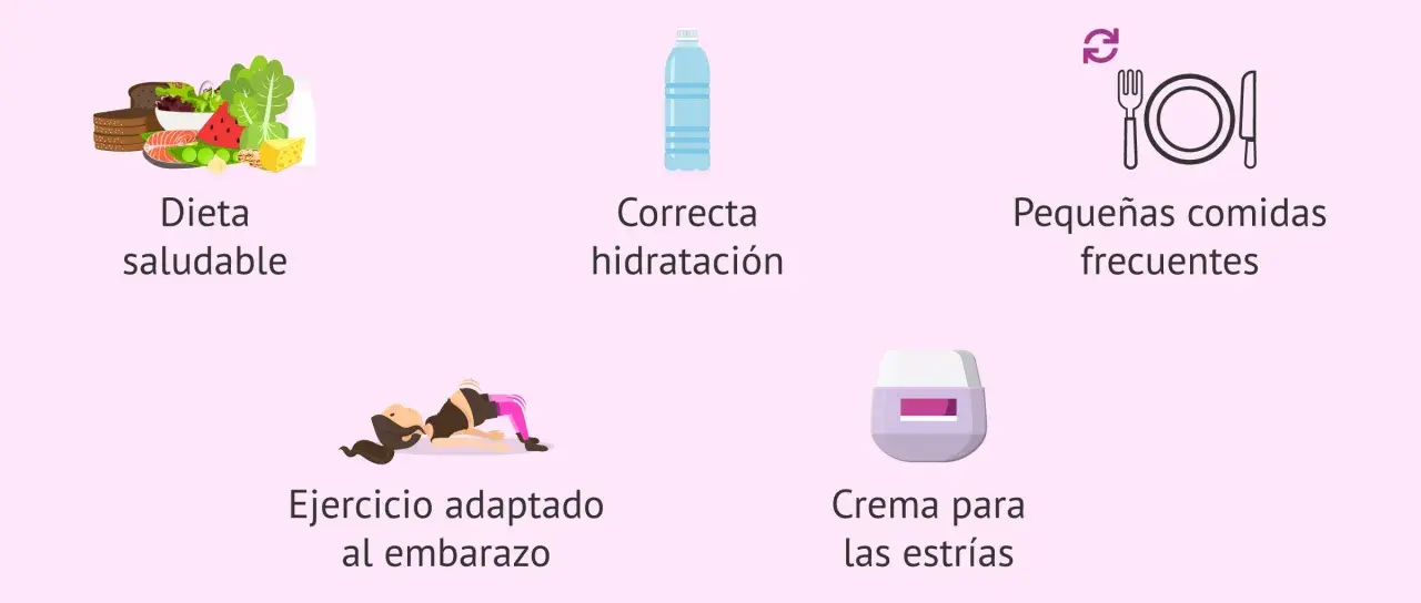 Consejos para la semana 26 de embarazo: dieta, hidratación, comidas frecuentes, ejercicio y crema antiestrías.