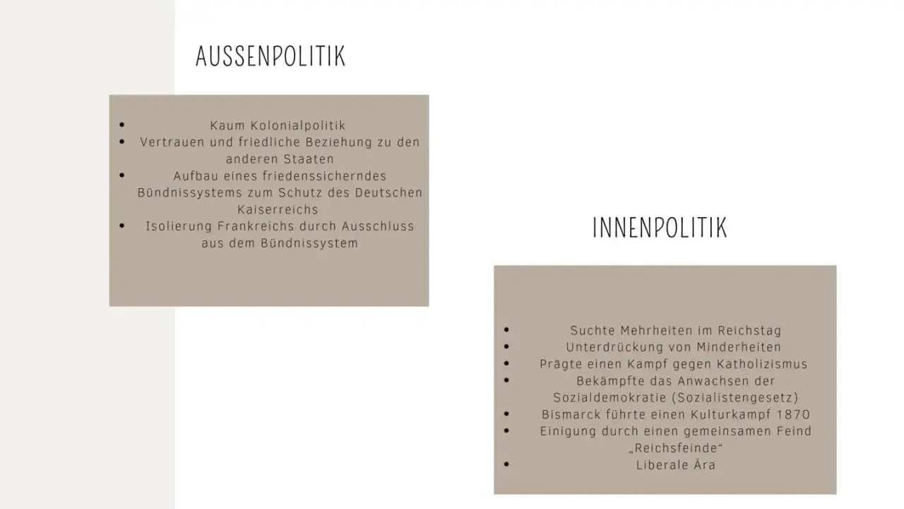 Die Außenpolitik Wilhelms II. war geprägt von Bündnissystemen zum Schutz des Kaiserreichs und der Isolation Frankreichs.