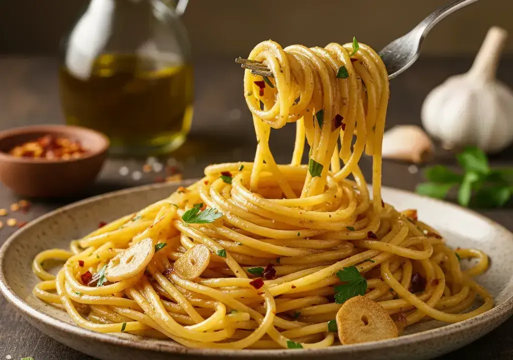 Spaghetti Aglio e Olio: Opanuj sekret kremowego sosu! Przepis eksperta