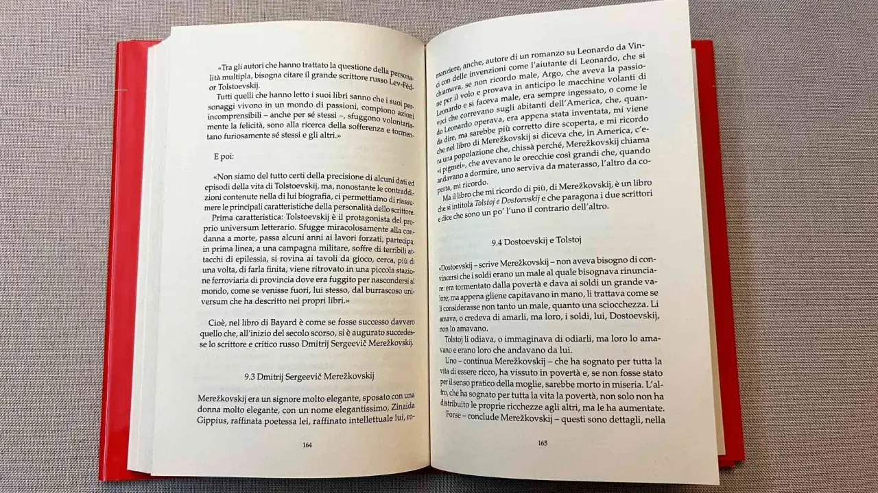 Libri di Paolo Nori: un saggio confronta Tolstoj e Dostoevskij, analizzando le loro vite e opere.