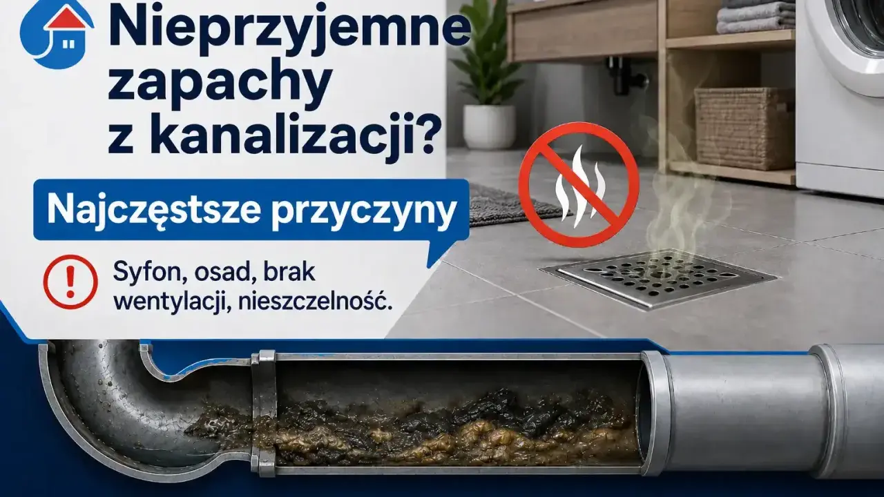 Brzydki zapach ze zlewu? Syfon, osad, brak wentylacji lub nieszczelność to częste przyczyny. Zobacz, jak wygląda zatkana rura.