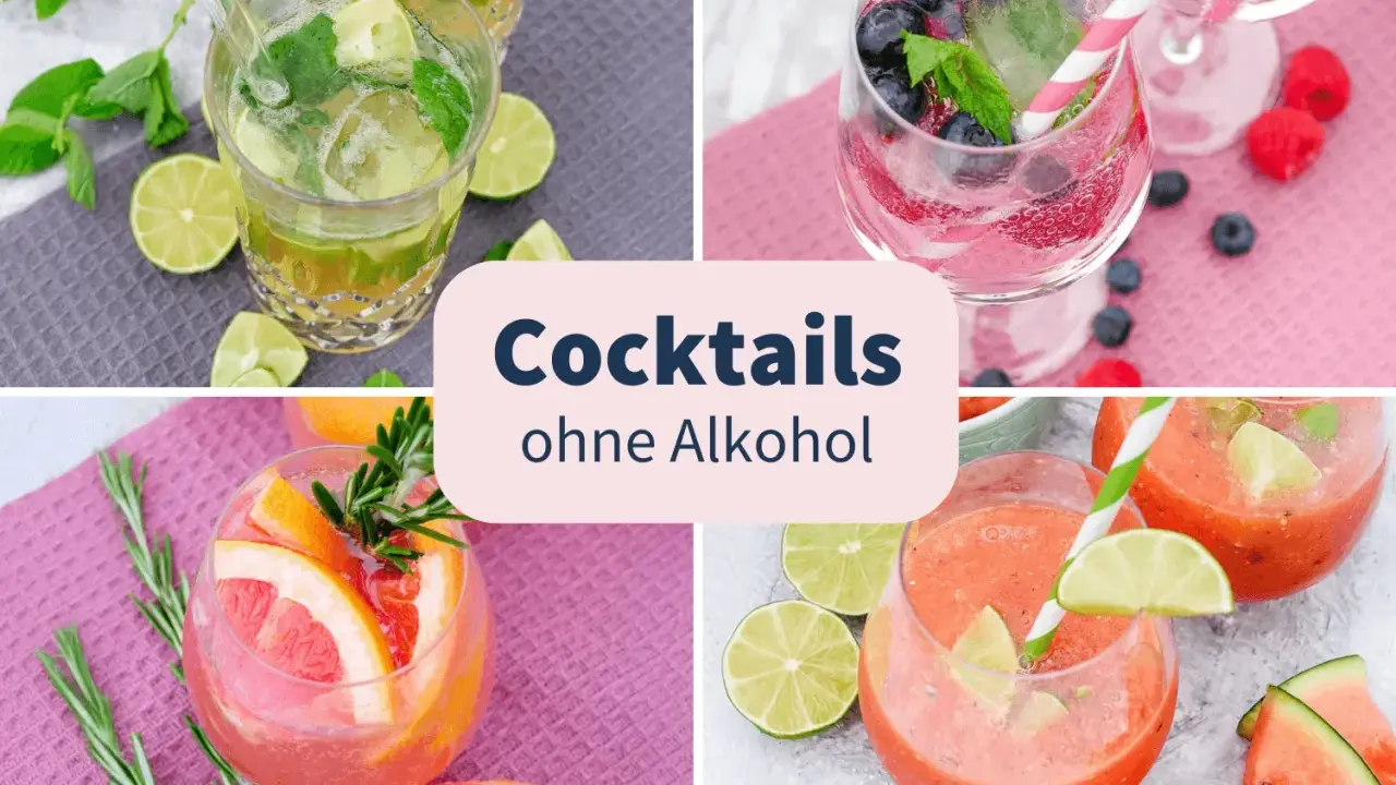 Erfrischende alkoholfreie Cocktails mit Früchten und Kräutern. Ein bunter Mix für jeden Geschmack.