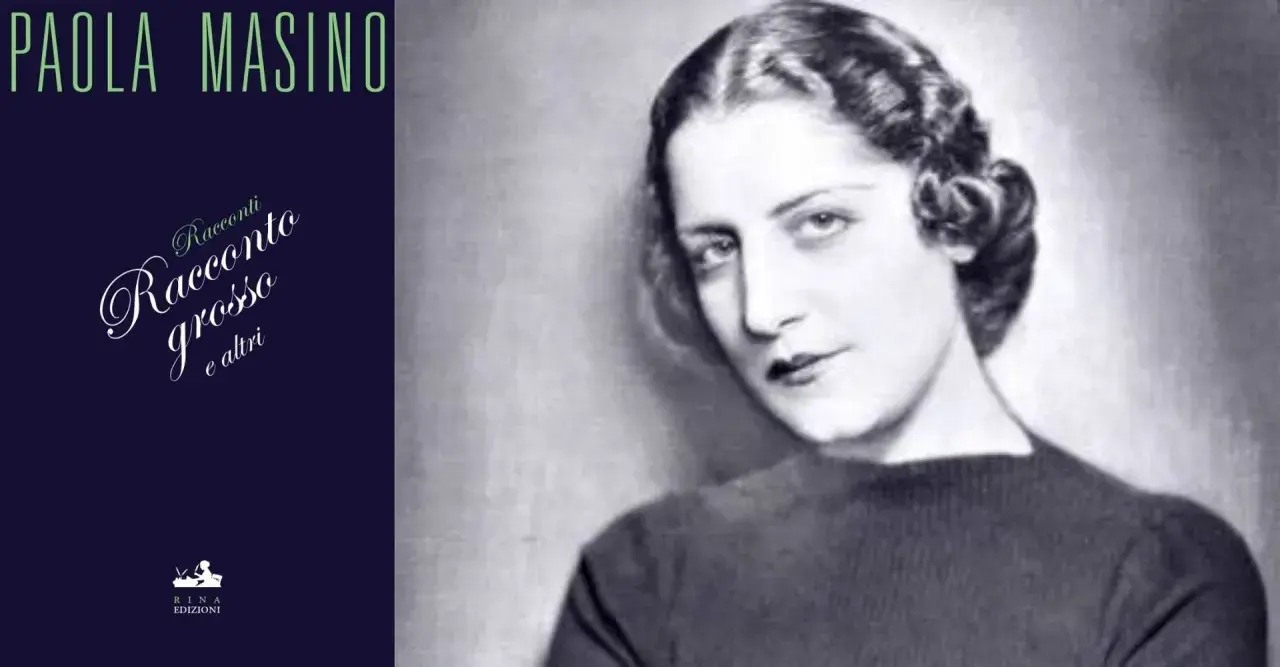 Paola Masino, autrice di "Racconto grosso e altri", ritratta con eleganza.