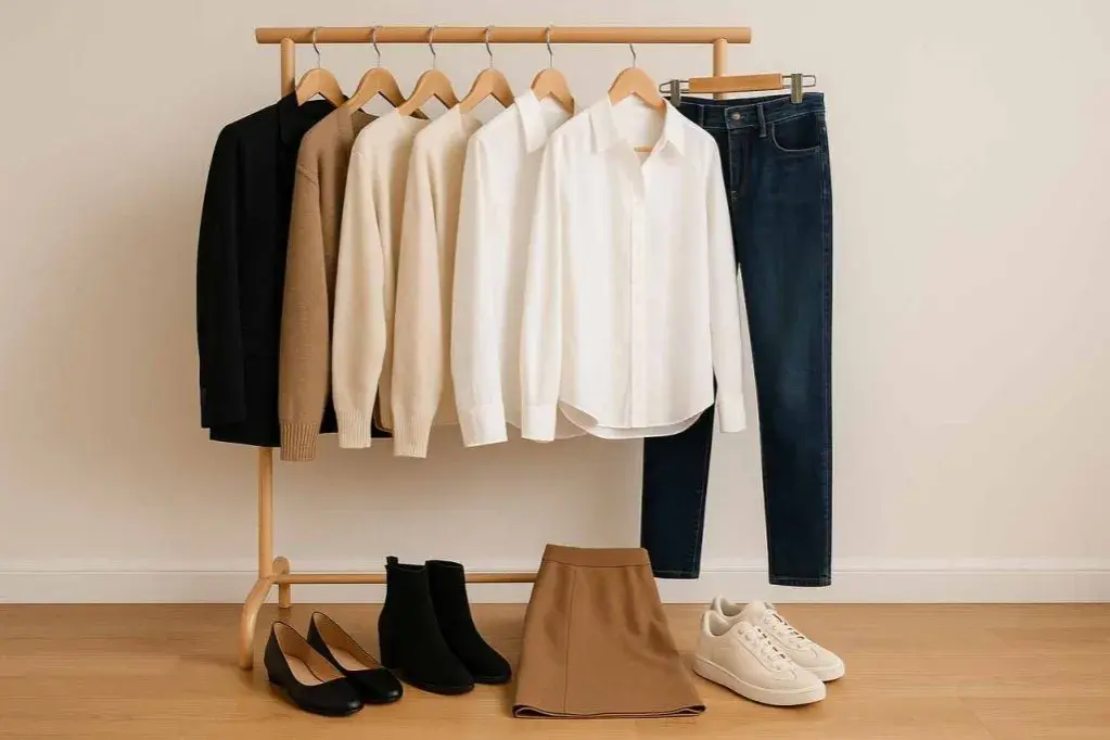 Styl basic: jak zbudować uniwersalną szafę? Poradnik