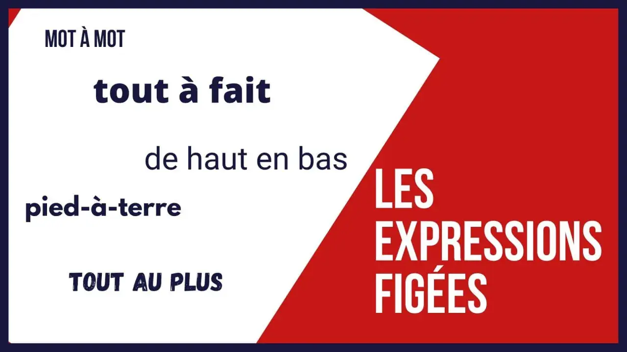 Expressions figées : "tout à fait", "de haut en bas", "pied-à-terre", "tout au plus". On apprend de par ou de part ces expressions.