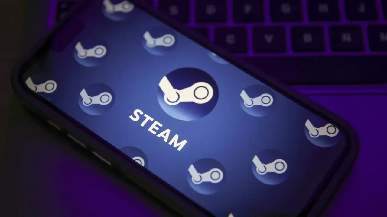 Telefon z ikonami Steam, gotowy na promocje.