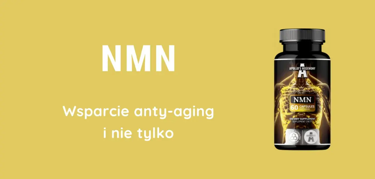 NMN - co to jest? Wsparcie anty-aging i nie tylko. Na zdjęciu buteleczka suplementu NMN.