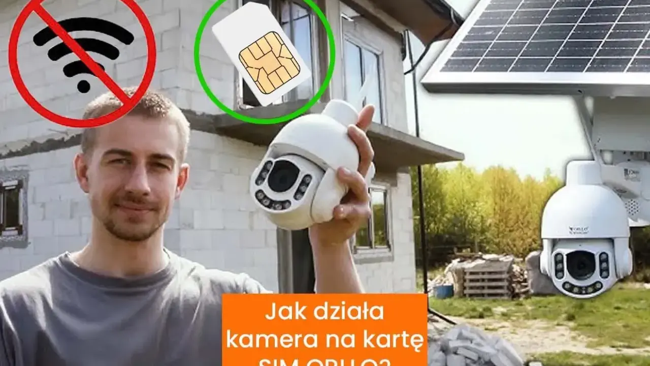 Jaka karta SIM do kamery? Zobacz, jak działa kamera ORLLO na kartę SIM, gdy Wi-Fi nie działa.