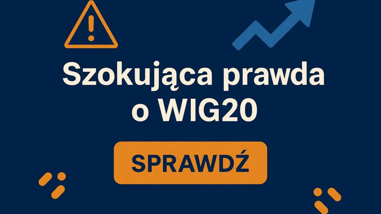 Szokująca prawda o WIG20! Wykres wzrostu i przycisk "Sprawdź" sugerują pilną analizę sytuacji na giełdzie.