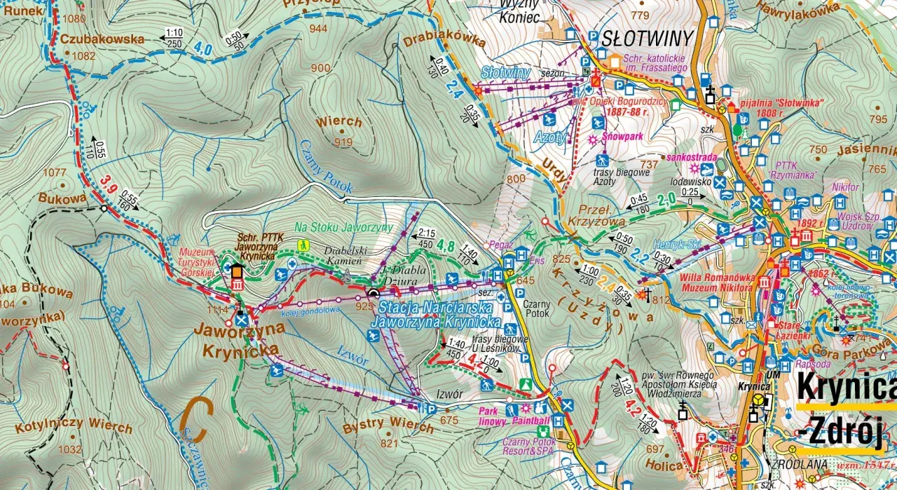 Krynica-Zdrój: Jakie góry? Beskid Sądecki, szlaki i Jaworzyna