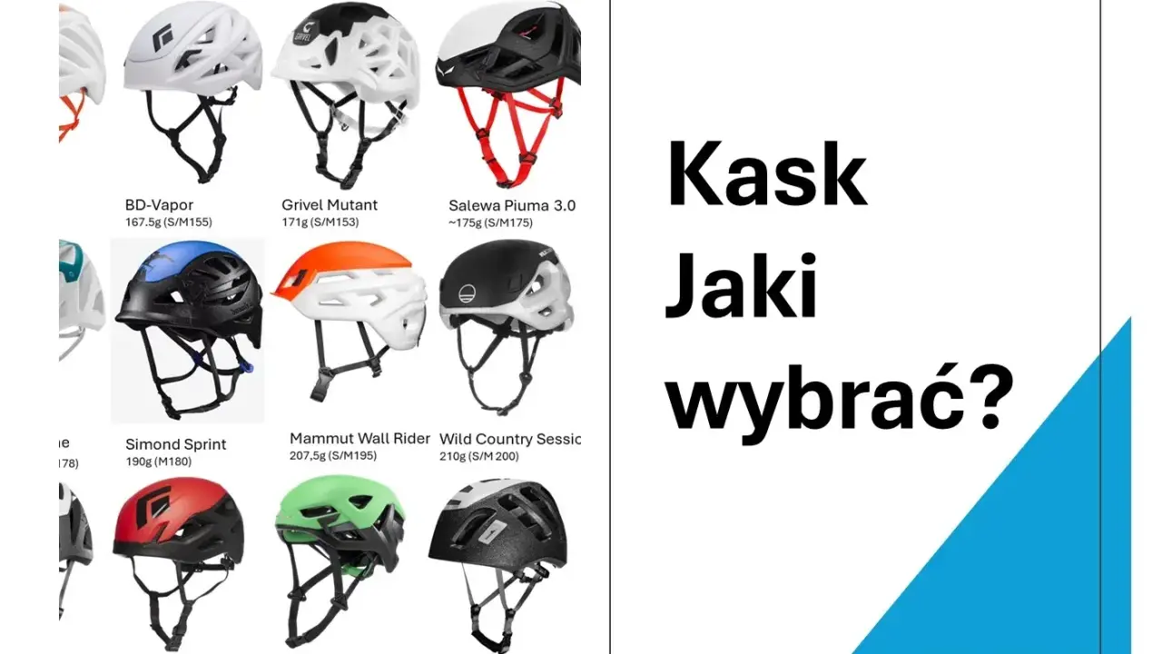 Kask w góry: przegląd modeli BD-Vapor, Grivel Mutant, Salewa Piuma 3.0, Simond Sprint, Mammut Wall Rider, Wild Country Sessic.