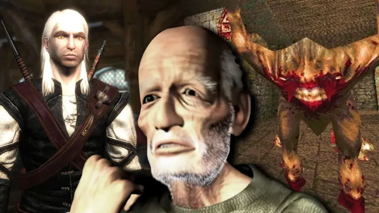 Wspomnienia z dzieciństwa: Geralt z Rivii i przerażający potwór z gry.