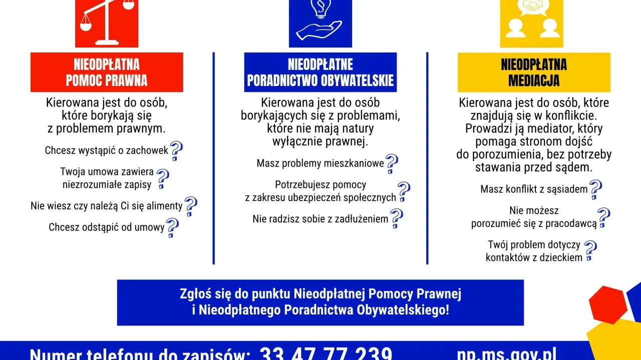 Pomoc prawna, obywatelska i mediacje dla osób w trudnej sytuacji życiowej. Bezpłatne wsparcie, gdy Twój stan cywilny wpływa na problemy prawne.
