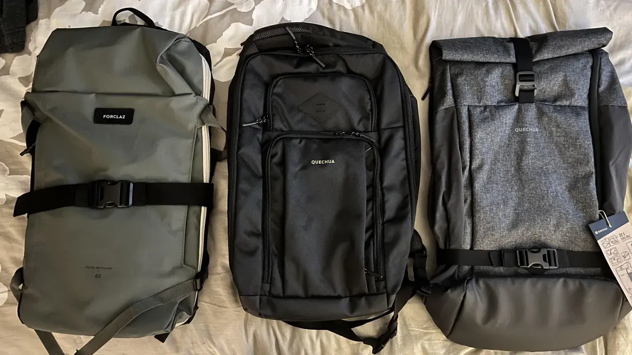 Decathlon plecak jak walizka: Forclaz Travel czy Quechua Escape?