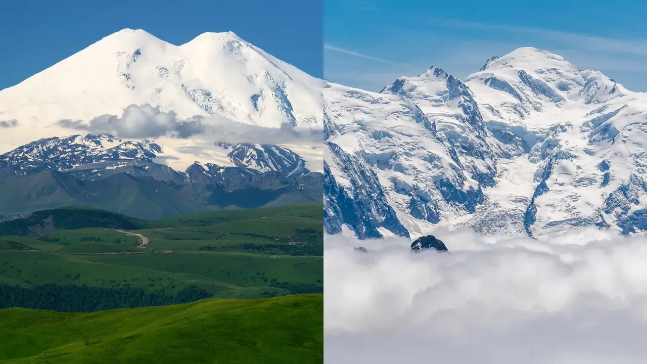 Europas höchster Berg: Elbrus oder Mont Blanc? Der Faktencheck