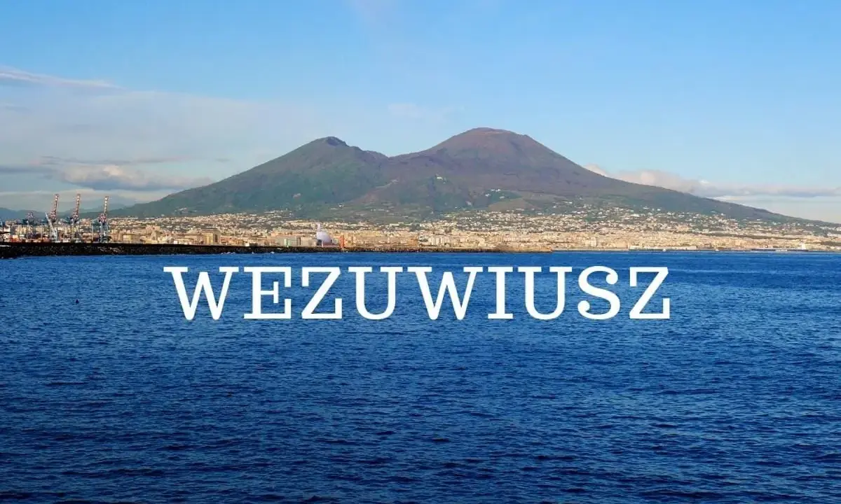 Widok na Wezuwiusz, neapolitański wulkan, górujący nad miastem i Zatoką Neapolitańską.
