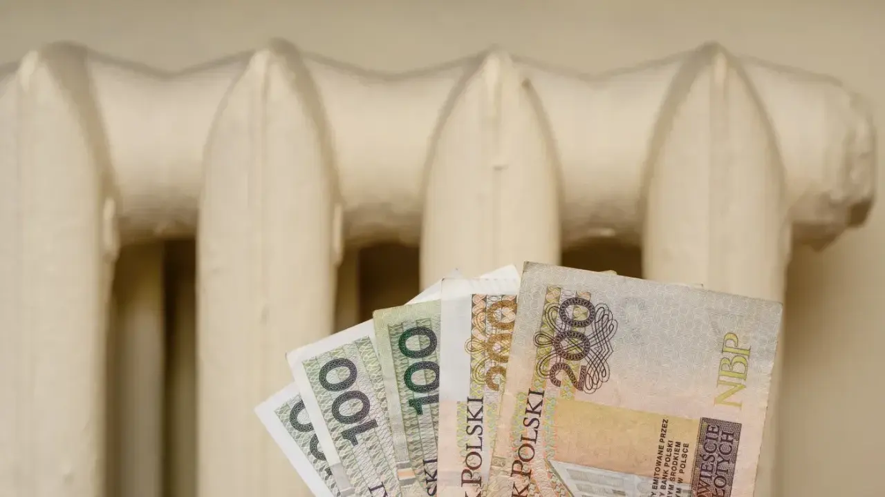 Pieniądze na tle grzejnika. Czy to zapowiedź bonu energetycznego 2026?